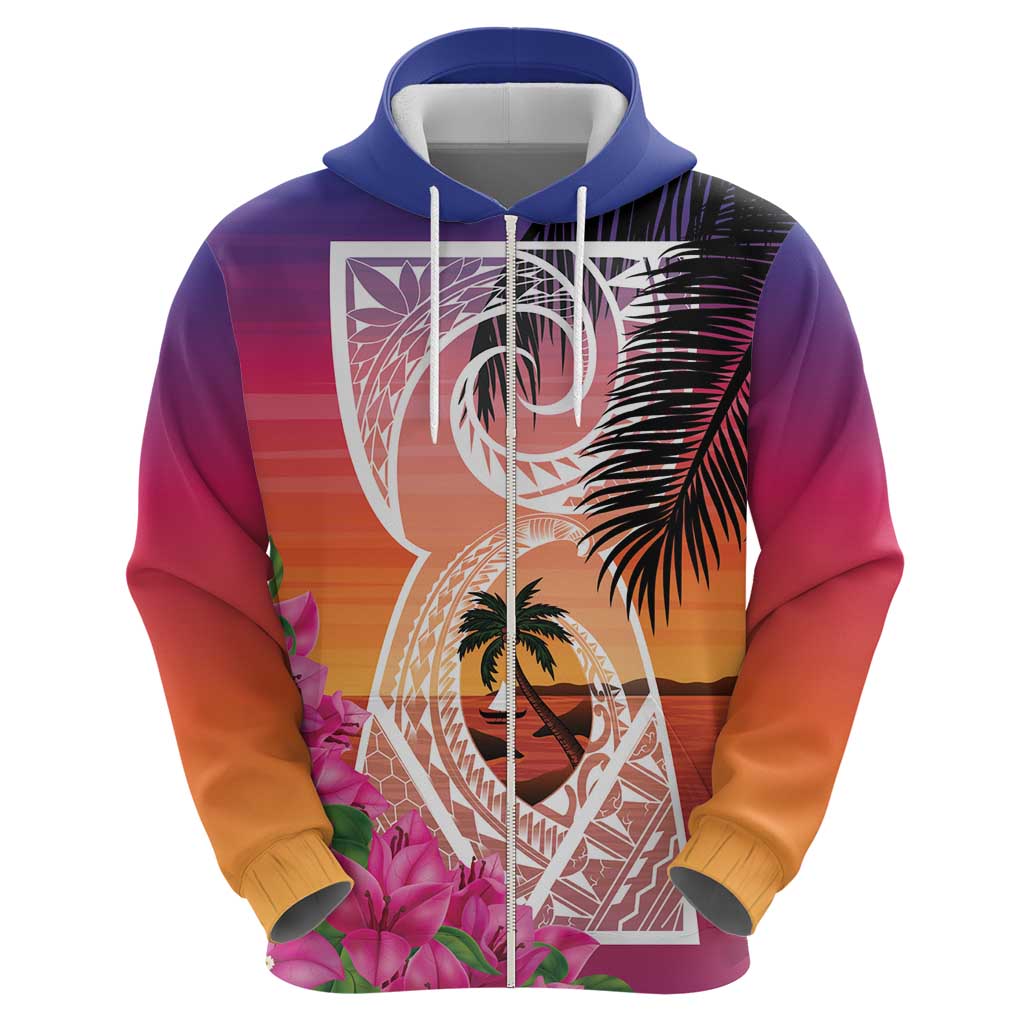 Guam Chamorro Hoodie Artsy Latte Stone LT7 - Polynesian Pride