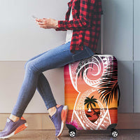 Guam Chamorro Luggage Cover Artsy Latte Stone LT7 - Polynesian Pride