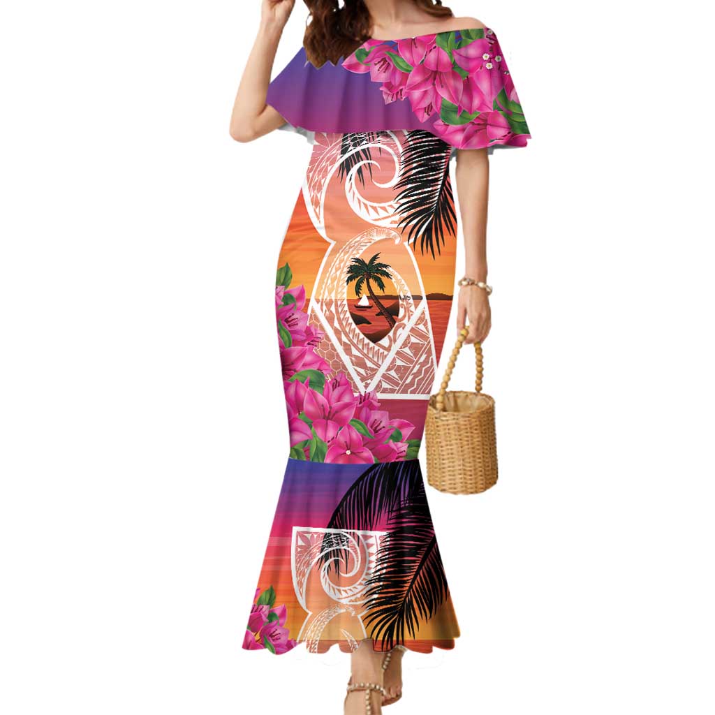 Guam Chamorro Mermaid Dress Artsy Latte Stone LT7 Women Art - Polynesian Pride