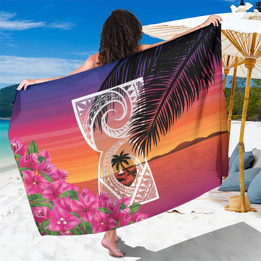 Guam Chamorro Sarong Artsy Latte Stone LT7 One Size 44 x 66 inches Art - Polynesian Pride