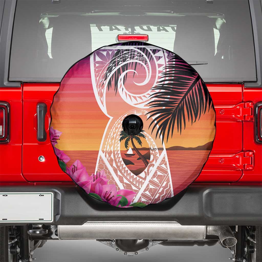 Guam Chamorro Spare Tire Cover Artsy Latte Stone LT7 - Polynesian Pride