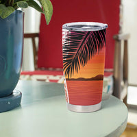 Guam Chamorro Tumbler Cup Artsy Latte Stone LT7 - Polynesian Pride