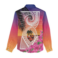 Guam Chamorro Women Casual Shirt Artsy Latte Stone LT7 - Polynesian Pride