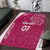 Personalised New Zealand Rugby Area Rug Aotearoa Champions - Pink Version