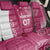 Personalised New Zealand Rugby Back Car Seat Cover Aotearoa Champions - Pink Version