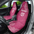 Personalised New Zealand Rugby Car Seat Cover Aotearoa Champions - Pink Version