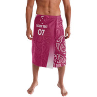 Personalised New Zealand Rugby Lavalava Aotearoa Champions - Pink Version LT7 Pink - Polynesian Pride
