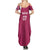 Personalised New Zealand Rugby Summer Maxi Dress Aotearoa Champions - Pink Version