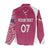 Personalised New Zealand Rugby Women Casual Shirt Aotearoa Champions - Pink Version