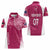 Personalised New Zealand Rugby Women Polo Shirt Aotearoa Champions - Pink Version