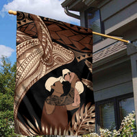 Father's Day Polynesian Pattern Garden Flag Tropical Humpback Whale LT7 - Polynesian Pride