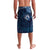 Father's Day Polynesian Pattern Lavalava Tropical Humpback Whale - Navy