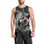 Father's Day Polynesian Pattern Men Tank Top Tropical Humpback Whale - Black