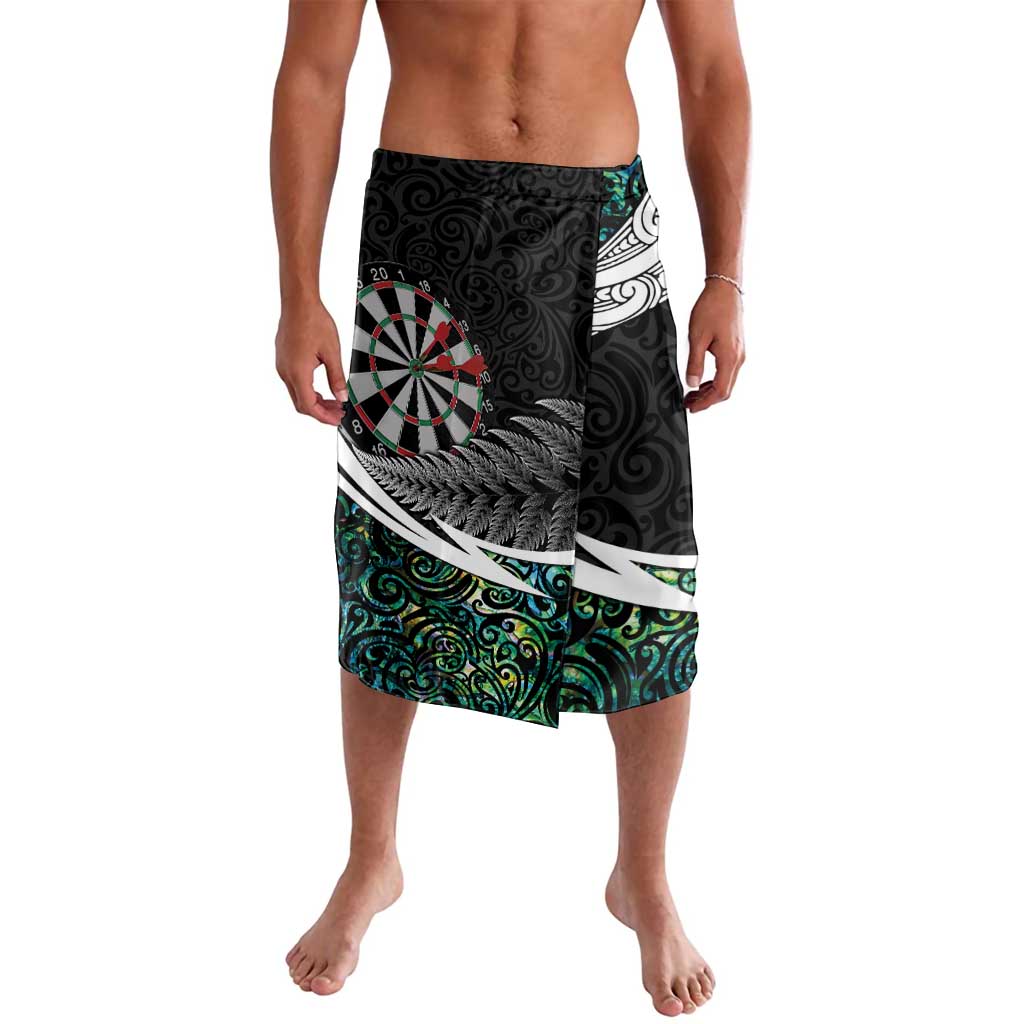 Personalized NZ Darts Lavalava Paua Shell Maori Koru Whakairo LT7 Colorful - Polynesian Pride