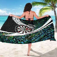 Personalized NZ Darts Sarong Paua Shell Maori Koru Whakairo LT7 - Polynesian Pride