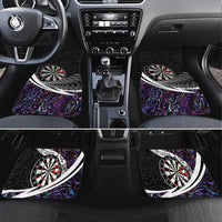 Personalized NZ Darts Car Mats Paua Shell Maori Koru Whakairo - Purple LT7 Set 4pcs Purple - Polynesian Pride