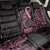 Polynesian Pink Power Back Car Seat Cover Breast Cancer Ribbon Turtle and Flowers