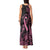 Polynesian Pink Power Tank Maxi Dress Breast Cancer Ribbon Turtle and Flowers