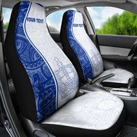 Personalised Queen Victoria School Car Seat Cover QVS Old Boys LT7 - Polynesian Pride