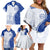 Personalised Queen Victoria School Family Matching Off Shoulder Short Dress and Hawaiian Shirt QVS Old Boys LT7 - Polynesian Pride