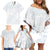 Samoa White Sunday Family Matching Off Shoulder Short Dress and Hawaiian Shirt Hibiscus Special LT7 - Polynesian Pride