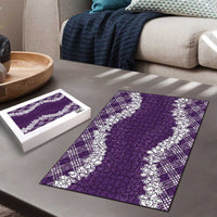 Hawaii Aloha Plumeria Lei Violet Palaka Puzzle LT7 - Polynesian Pride