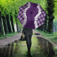 Hawaii Aloha Plumeria Lei Violet Palaka Umbrella LT7 - Polynesian Pride