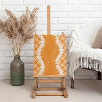 Hawaii Aloha Plumeria Lei Orange Palaka Canvas Wall Art LT7 - Polynesian Pride