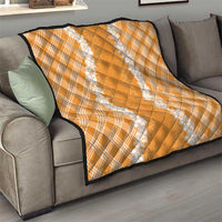 Hawaii Aloha Plumeria Lei Orange Palaka Quilt LT7 - Polynesian Pride