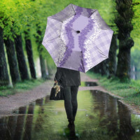 Hawaii Aloha Plumeria Lei Lavender Palaka Umbrella LT7 - Polynesian Pride