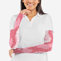 Hawaii Aloha Plumeria Lei Pink Palaka Arm Sleeves LT7 - Polynesian Pride