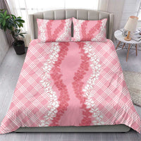 Hawaii Aloha Plumeria Lei Pink Palaka Bedding Set LT7 - Polynesian Pride