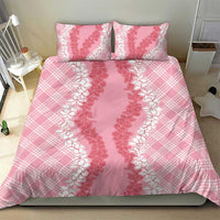 Hawaii Aloha Plumeria Lei Pink Palaka Bedding Set LT7 - Polynesian Pride