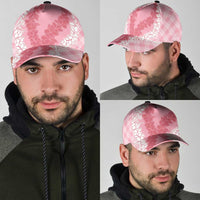 Hawaii Aloha Plumeria Lei Pink Palaka Classic Cap LT7 - Polynesian Pride