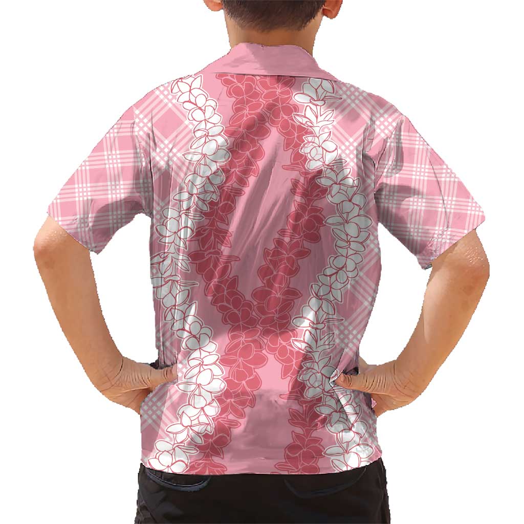 Hawaii Aloha Plumeria Lei Pink Palaka Hawaiian Shirt LT7 - Polynesian Pride