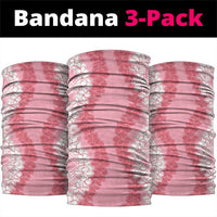 Hawaii Aloha Plumeria Lei Pink Palaka Neck Gaiter LT7 package One Size: 25*50cm Pink - Polynesian Pride