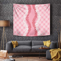 Hawaii Aloha Plumeria Lei Pink Palaka Tapestry LT7 Pink - Polynesian Pride