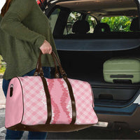 Hawaii Aloha Plumeria Lei Pink Palaka Travel Bag LT7 - Polynesian Pride