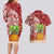 Mele Kalikimaka Hawaii Christmas Couples Matching Long Sleeve Bodycon Dress and Hawaiian Shirt Pineapple Party LT7 - Polynesian Pride