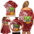 Mele Kalikimaka Hawaii Christmas Family Matching Off Shoulder Short Dress and Hawaiian Shirt Pineapple Party LT7 - Polynesian Pride