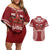 Personalized Mate Maa Tonga Rugby Couples Matching Off Shoulder Short Dress and Hawaiian Shirt Ofa Atu Tonga