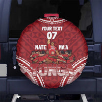 Personalized Mate Maa Tonga Rugby Spare Tire Cover Ofa Atu Tonga LT7 - Polynesian Pride