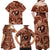 Hawaii Plumeria Family Matching Off Shoulder Maxi Dress and Hawaiian Shirt Hau'oli la Makuahine Sunburned LT7 - Polynesian Pride