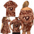 Hawaii Plumeria Family Matching Off Shoulder Short Dress and Hawaiian Shirt Hau'oli la Makuahine Sunburned LT7 - Polynesian Pride