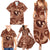 Hawaii Plumeria Family Matching Summer Maxi Dress and Hawaiian Shirt Hau'oli la Makuahine Sunburned LT7 - Polynesian Pride