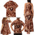 Hawaii Plumeria Family Matching Tank Maxi Dress and Hawaiian Shirt Hau'oli la Makuahine Sunburned LT7 - Polynesian Pride