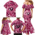 Hawaii Plumeria Family Matching Mermaid Dress and Hawaiian Shirt Hau'oli la Makuahine Rosy LT7 - Polynesian Pride