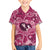 Hawaii Plumeria Family Matching Puletasi and Hawaiian Shirt Hau'oli la Makuahine Rosy LT7 Son's Shirt Pink - Polynesian Pride