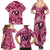 Hawaii Plumeria Family Matching Summer Maxi Dress and Hawaiian Shirt Hau'oli la Makuahine Rosy LT7 - Polynesian Pride