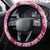 Hawaii Plumeria Steering Wheel Cover Hau'oli la Makuahine Rosy LT7 - Polynesian Pride